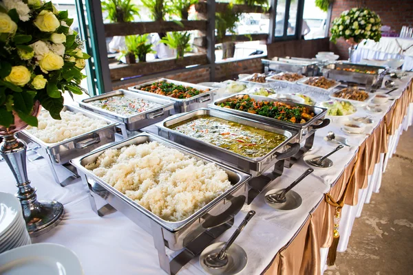 Boda buffet de comida en Tailandia —  Fotos de Stock