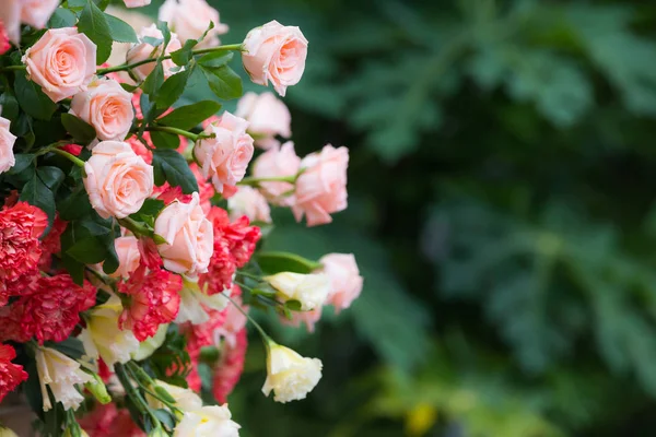Schöne Blumen Hintergrund für Hochzeitsszene und Veranstaltung — Stockfoto