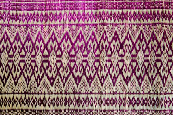 Padrão de tecido tailandês para textura e fundos — Fotografia de Stock