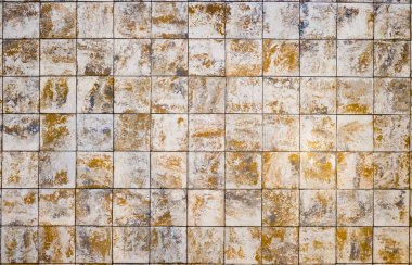 Eski duvar seramik kalıpları el sanatları Tayland pu Park eder.