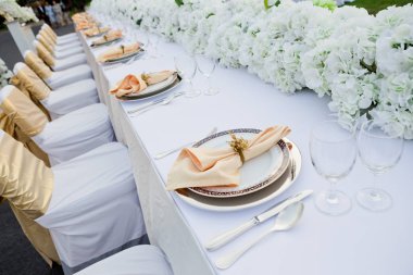 muhteşem düğün sandalye ve masa outd iyi yemek için ayarlama