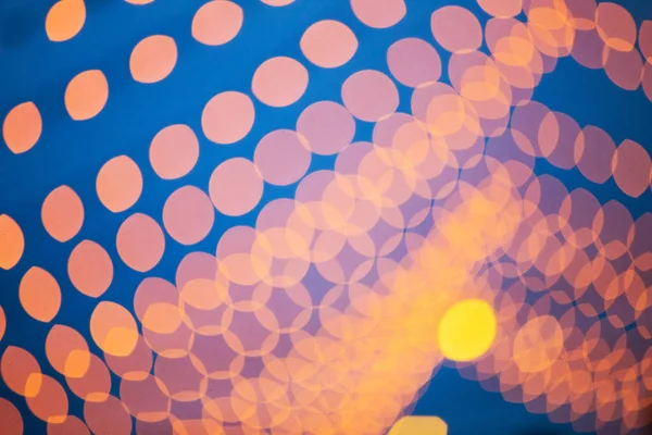 Abstract bokeh orange  light for background and abstract — Stock Photo, Image