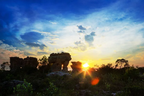 Amazing Shape of Rock at Pa Hin Ngam National Park , Thailand — Stock Photo, Image