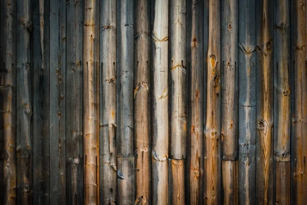 Big Brown wood plank wall texture background — Stock Photo, Image