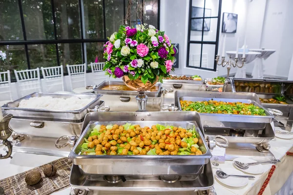 Buffet di cibo in Thailandia — Foto Stock