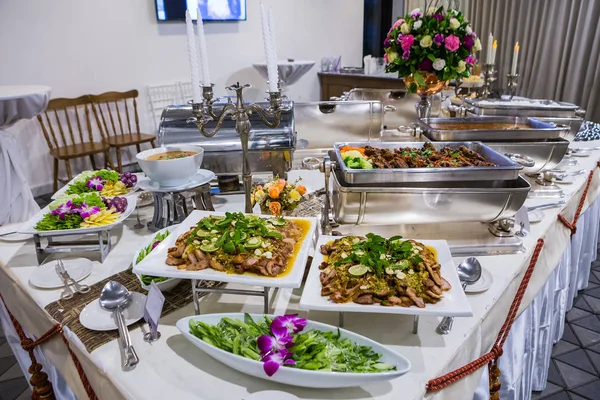 Essensbuffet im thailändischen — Stockfoto