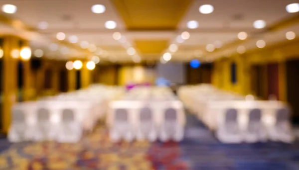 Meeting room for a seminar out of focus — Stock Photo, Image