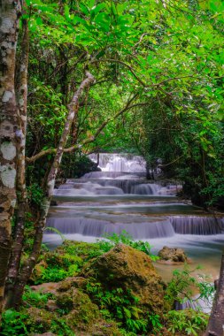 Huai Mae Kamin Şelalesi Kanchanaburi, Tayland