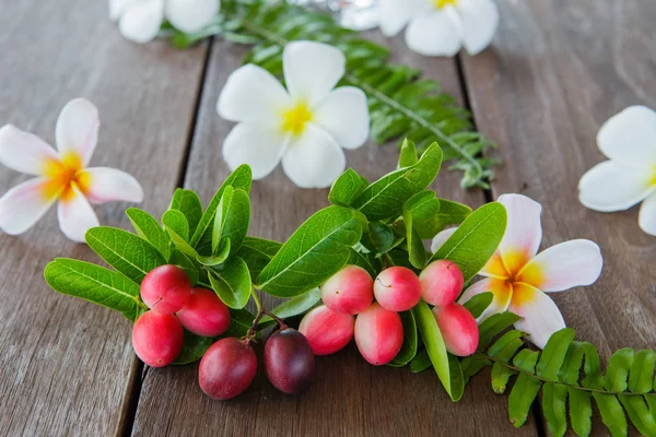 The red juice of ancient Thailand name carunda or karonda (Caris