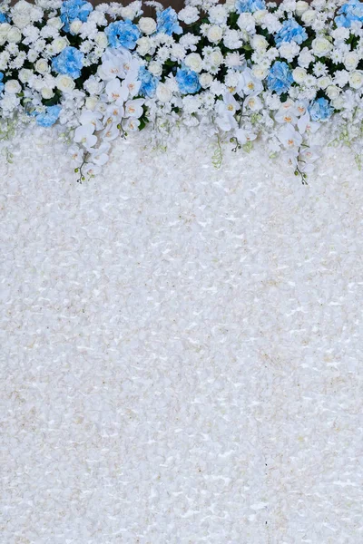Vackra blommor bakgrund för bröllop scen — Stockfoto