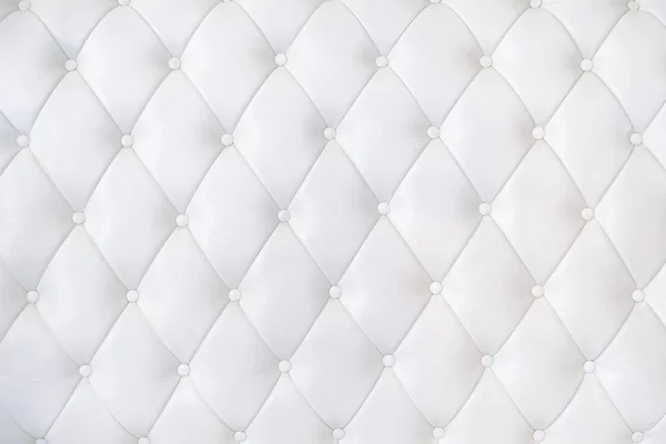 Leather Upholstery Sofa Background. White Luxury Decoration Sofa — Stock Photo, Image