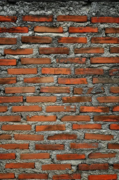 Ziegelmauer Bau — Stockfoto