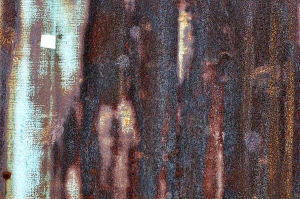 Rusty Zinc Metal Plate Background — Stock Photo, Image