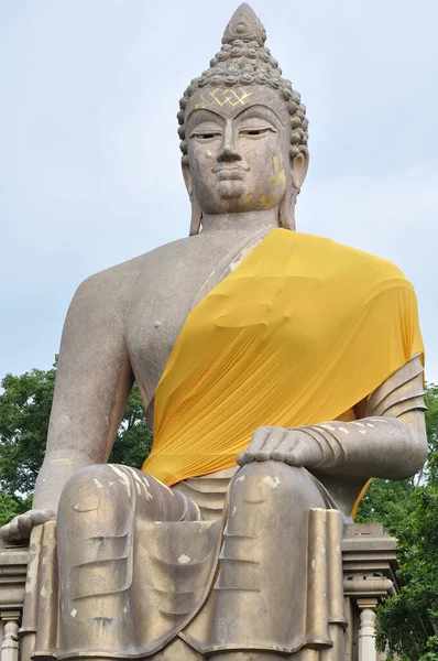 Estátua Buddha Enorme Colina — Fotografia de Stock