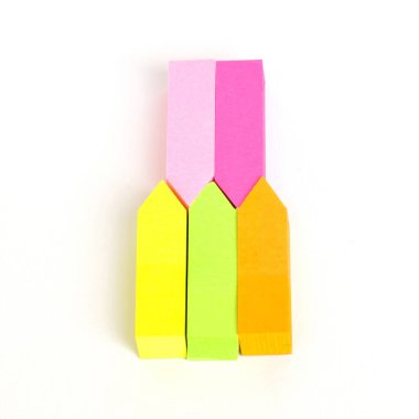 Renkli ok not çubuğu