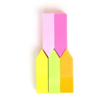 Renkli ok not çubuğu