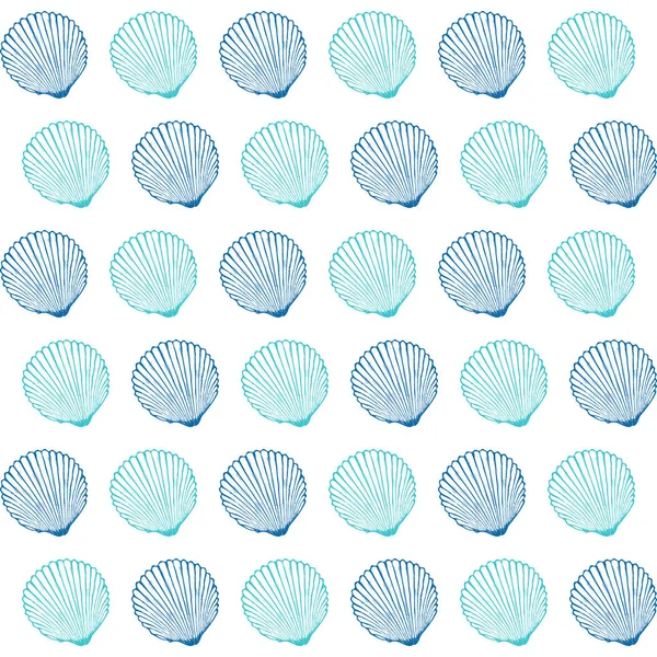 Shells_pattern 5-03 — Stockvector