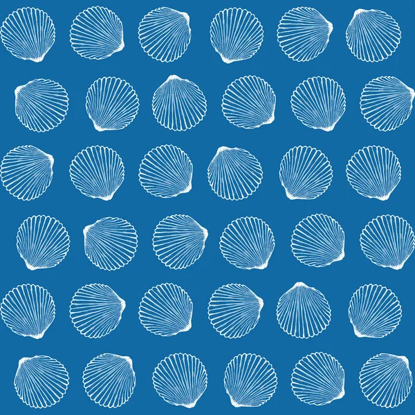 Shells_pattern 5-07 — Stock Vector