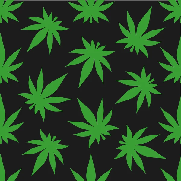 Pola Cannabis - Stok Vektor