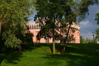 Peyzaj ve sarayda Tsaritsyno park