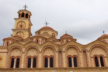 Thessaloniki, Greece - February 12 2020: temples in Thessaloniki