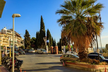 Thessaloniki, Greece - February 12 2020: the streets of Thessaloniki