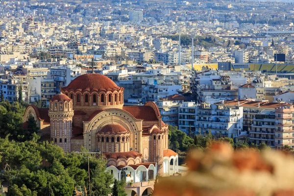 Thessaloniki, Greece - February 12 2020: temples in Thessaloniki