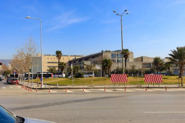 Selanik Yunanistan - 11 Şubat 2020: Selanik kentinin sokakları ve evleri