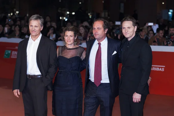 Viggo Mortensen, Ginevra Elkann, Francesco Melzi D 'Eril, Matt Ro — Fotografia de Stock