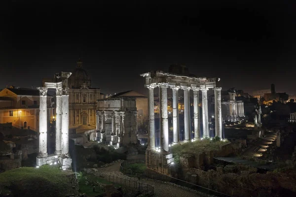 Foro Romano por la noche — Foto de Stock