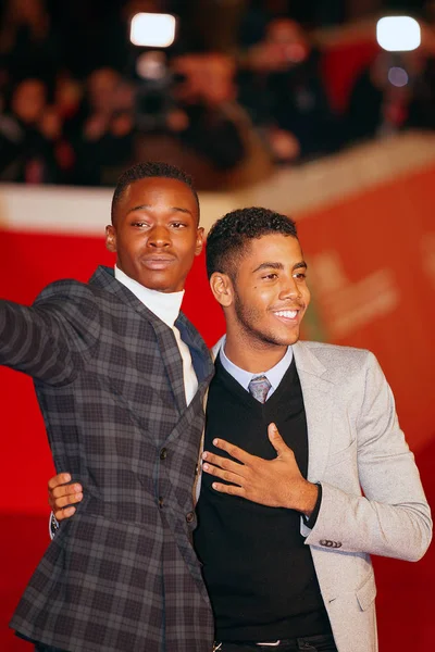 Jharrel Jerome and Ashton Sanders, Moonlight film — Stock Photo, Image