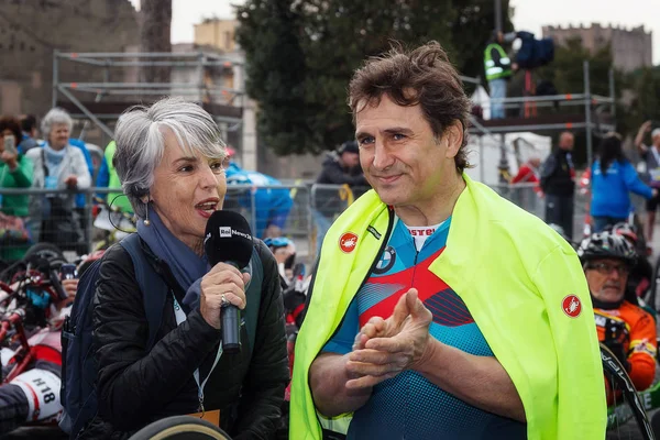 Alex Zanardi 23rd Rome Marathon — Stock Photo, Image