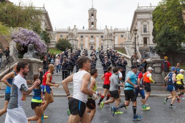 Roma 23 maraton katılan sporcular