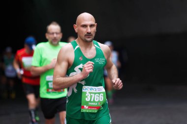 Sporcular çalıştırmak maraton, varoluş, kel kafa