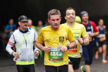 Sporcular çalıştırmak maraton, maraton koşucusu.