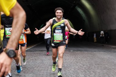 Maraton atlet sevinci