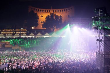 Roma'nın parti 2018 yeni yıl kutlamak için