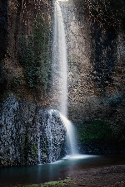 Cascata del Moro, Italy. Waterfall, long exposure.