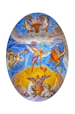 Caprarola, İtalya 'da Villa Farnese