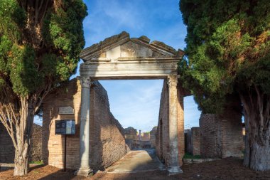 Ostia Antica, arkeoloji parkı.