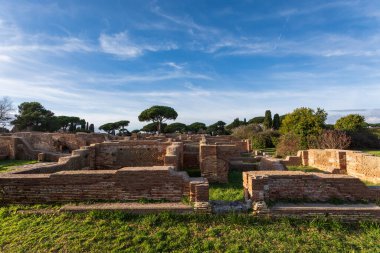 Ostia Antica, arkeoloji parkı.