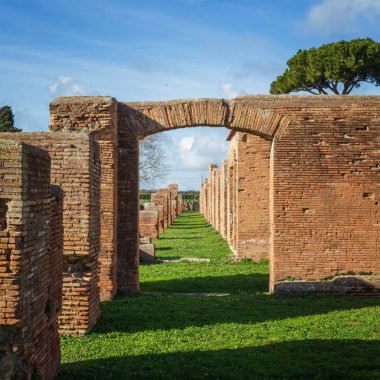 Ostia Antica, arkeoloji parkı.