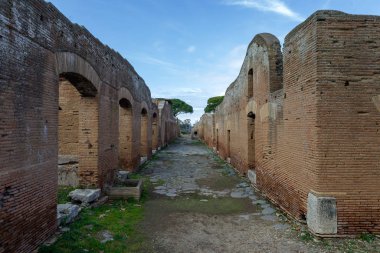 Ostia Antica, arkeoloji parkı.