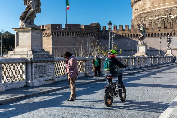 Ρώμη Ιταλία Μαρτίου 2020 Πόλη Αδειάζει Από Τους Τουρίστες Και — Φωτογραφία Αρχείου