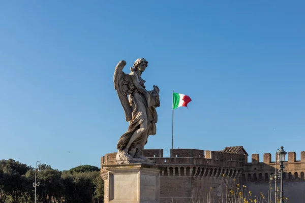 Roma Italia Marzo 2020 Ciudad Vacía Turistas Personas Las Calles —  Fotos de Stock