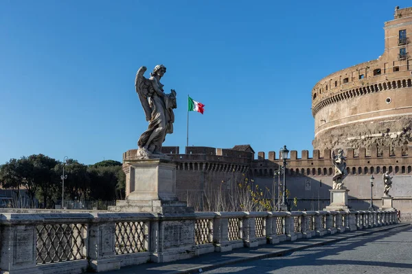Rome, Italy - March 11, 2020: The city empties itself of tourists and people, the streets and main places of the capital remain deserted due to the coronavirus health emergency that has affected the whole of Italy.