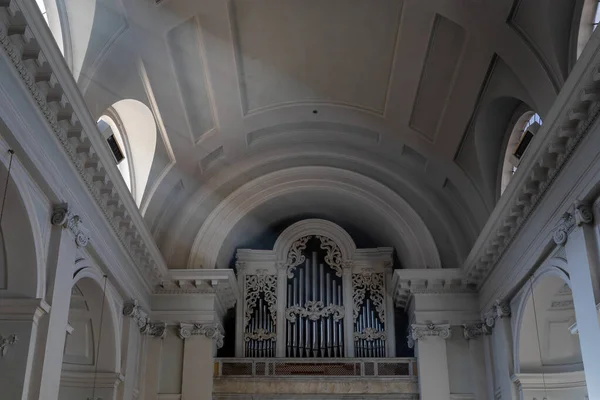 Subiaco Italien Februari 2020 Orgeln Kyrkan Santa Scolastica Inne Benediktinklostret — Stockfoto