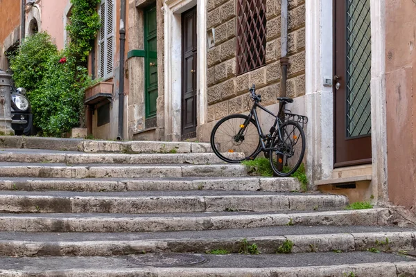 Rome Italie Aperçu Centre Historique Ville Avec Escalier Marbre Premier — Photo