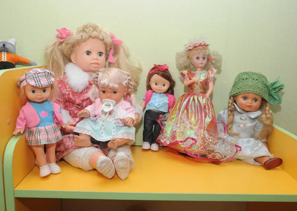 Dolls Playroom Kindergarten 471 Kiev February 2020 — 스톡 사진