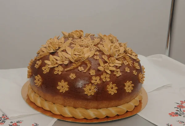 Wedding Loaf Table Kiev February 2020 — Stock Photo, Image